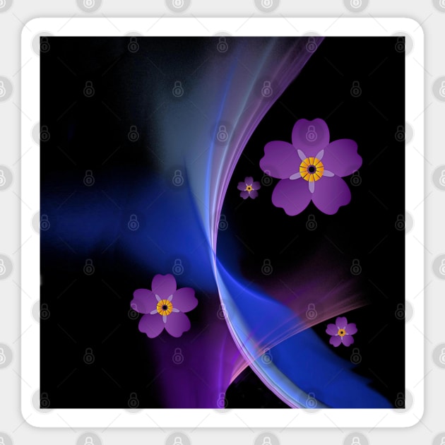 Armenian forget me not flower Sticker by doniainart